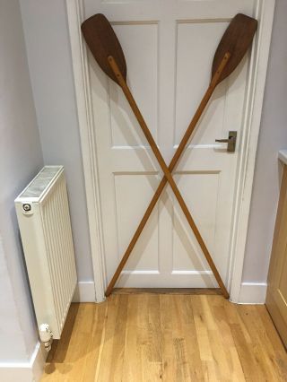 Vintage Wooden Large Oars 170cm