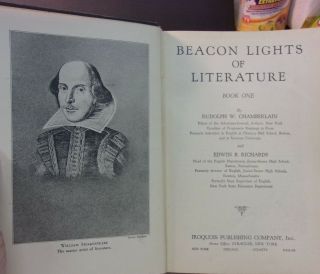 Beacon Lights Of Literature Book One by Rudolph W Chamberlain & Edwin B Richards 3
