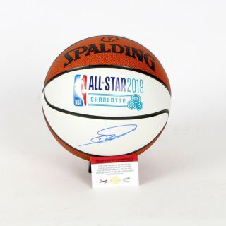 Dirk Nowitzki Dallas Mavericks Signed Auto Nba 2019 All Star Game Basketball