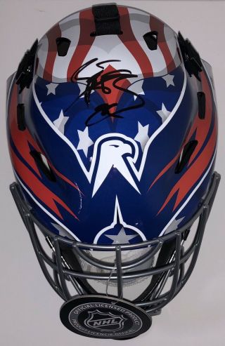 Braden Holtby Signed Auto Washington Capitals F/s Goalie Mask Helmet Psa/dna