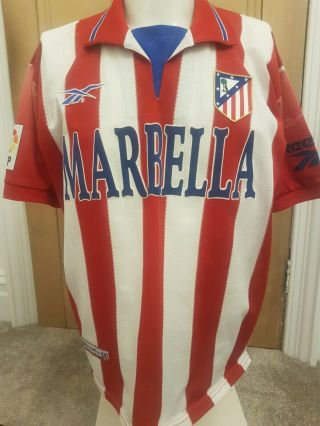 Vintage Atletico Madrid Football Shirt 1998 - Size Large