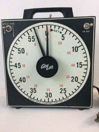Vintage Gralab Universal Timer Model 171 Dimco - Gray Co.  W/ Dual Outlet