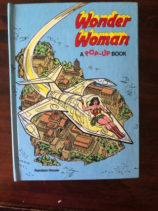 Wonder Woman Pop - Up Book 1980 Vintage