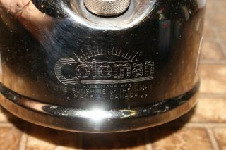 Vintage Coleman CPR Canada 247 Railway Lantern 5 - 67 1967 Nickel Chrome Base 2
