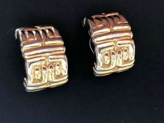 Givenchy Paris Vintage Earrings Signed