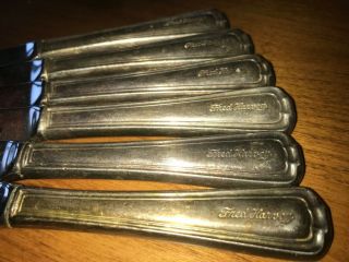 Vintage,  Fred Harvey,  Railroad Sfe,  Flatware,  Silver - Spoons,  Forks,  Knives.