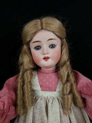 Antique German Gans & Seyfarth Bisque Socket Head Doll With Fully Jointed Body