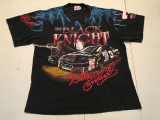 Vintage Dale Earnhardt 3 The Black Knight Nascar Racing T Shirt Mens Xl