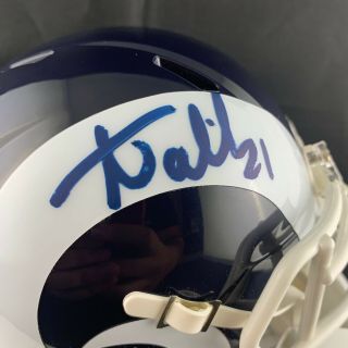 Aqib Talib autographed signed mini helmet Los Angeles Rams PSA DNA Broncos 2