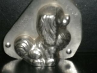 Professional,  Vintage Metal Chocolate Mold,  Mould,  Stylized Poodle.