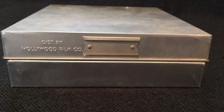 Vintage Hollywood Film Co Film Reel Case Box Storage Tin