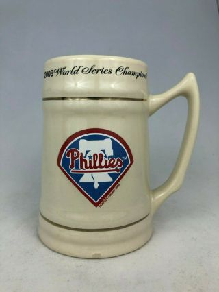 Philadelphia Phillies 2008 World Champions Vintage Stein Mug 2008