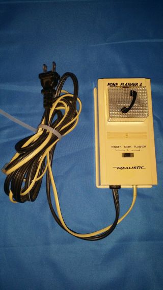 Realistic Fone Flasher 2 Vintage Radio Shack 10 Watt