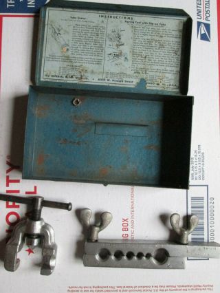 Vintage Imperial Tubing Flaring Tool Kit - No.  195 - Fa