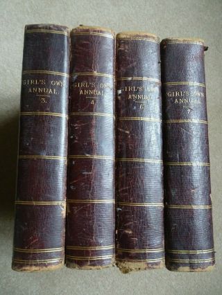 4 Antique Victorian Collectable Books The Girl 
