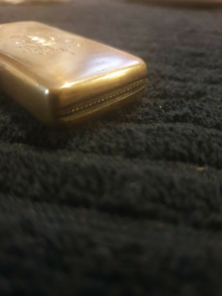 ANTIQUE GOLD SOVEREIGN COIN HOLDER/VESTA CASE 18ct c1880s Rd 370462. 2