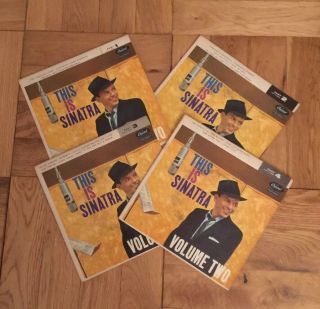 Complete Set Of 4 Ep Vintage 1950’s This Is Sinatra Volume Two Parts 1 - 4