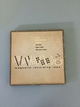 Vintage Reel To Reel Recording Tape