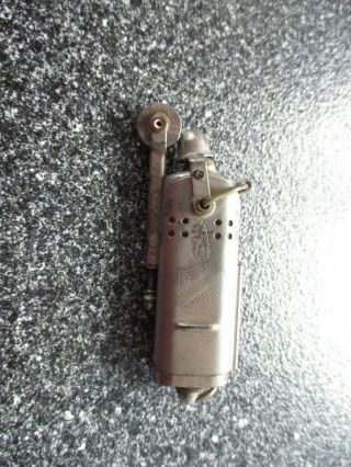 Vintage Bowers Mfg Co Trench Lighter With Shield & Flame Logo