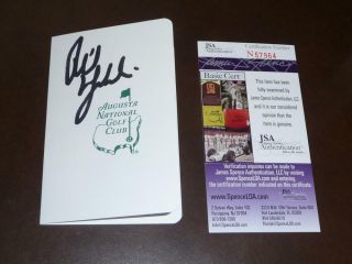 Phil Mickelson Signed Autographed Masters Scorecard Jsa Authenticated Stunning