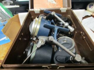 [2] Vintage Garcia Mitchell Spinning Reel 300 And 440a In Garcia Case