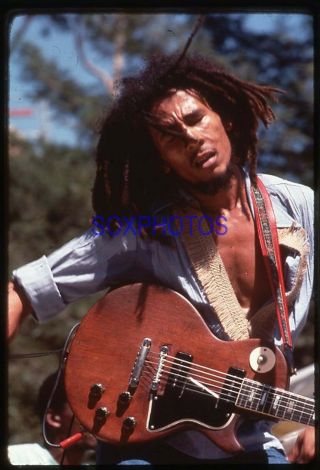 Mg105 - 041 Bob Marley Vintage 35mm Color Slide