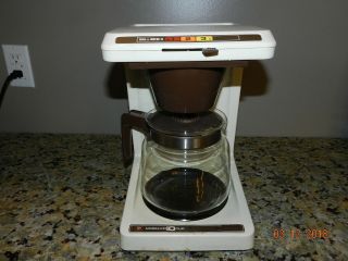 Norelco 10 - Cup Drip Coffee Maker Dial - A - Brew Ii W/ Glass Carafe Vintage
