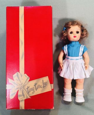 Vtg Tiny Terri Lee Doll 3130 School Dress All Orig.  W/ Box Booklets Wig 3b