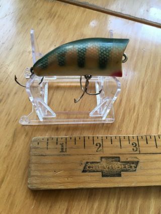 Vintage Kautzky Chug Ike 2.  5” Fishing Lure Rare Color
