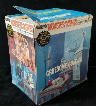 Vintage 1971 Aurora Monster Scenes Gruesome Goodies Box Only
