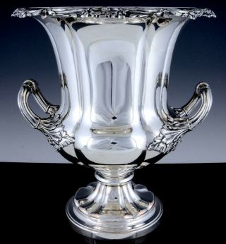 Exceptional C1800 Georgian Silver Sheffield Plate Champagne Bucket Wine Cooler