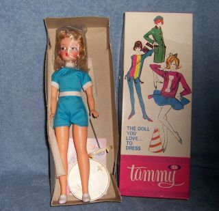 Vintage Ideal Tammy Doll High Color Platinum Blond