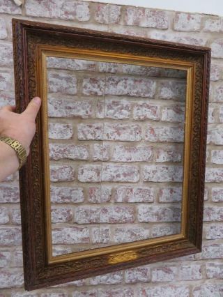 Really Old Picture Frame Gilt Fits A 20 Inch X 16 " Painting