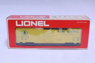 Vintage Lionel O Gauge 6 - 9753 Maine Central Box Car W/ Box