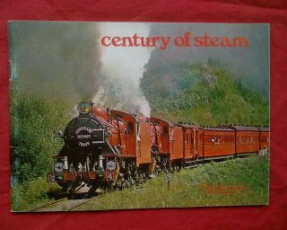 Centuray Of Steam,  Tasmania Zig Zag Press 1971 Railways Locomotive Book Rare