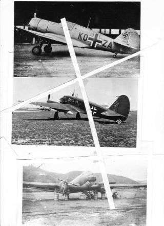 Batch 15 = 5x Photo German Luftwaffe