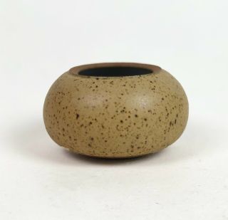 Vintage Studio Art Pottery Small Bowl Vase Midcentury Modern Style Signed