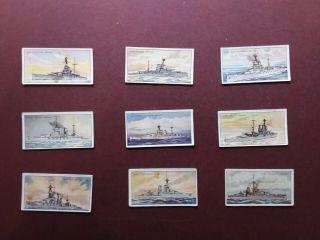 Warships Issued 1926 By Wills N.  Z.  Set 50