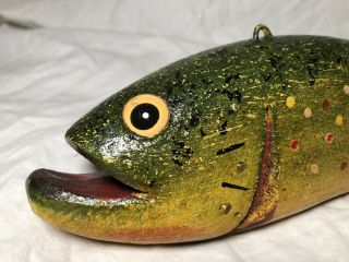 Duluth Fish Decoys,  Dfd,  Perkins 12” Brook Trout Spearing Decoy,  Lure