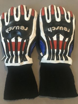 Vintage Reusch Racing / Ski Gloves Size Us Unisex Xl Leather Thinsulate