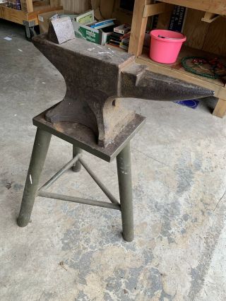 Peter Wright Antique Anvil And Stand