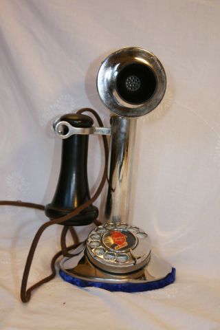 Antique Automatic Electric Co.  Type 21 Candlestick Telephone C.  1921 - 1940