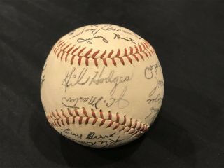 1969 York Mets World Series Champions Team Signed Stamped Baseball