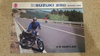 Suzuki T20 250 Sport Bike 1966 Motorcycle Sales Brochure Pamphlet