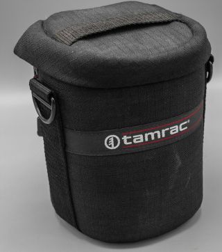Vintage Usa Made - Tamrac Zoom/prime Slr Camera Padded Lens Case 5.  5 " X 4 " Id