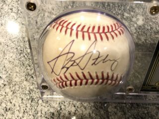 STEPHEN STRASBURG GAME SIGNED Autographed ROMLB Baseball JSA SHIPS 12/17/19 2