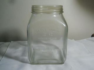 Antique Vintage Dazey Churn No.  40 Glass Butter Churn Jar Patented Feb 14,  1922
