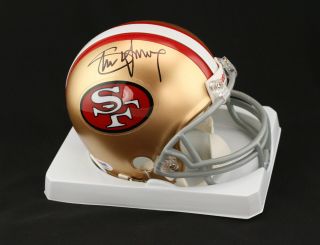 Steve Young Signed San Francisco 49ers Mini Helmet Itp Psa/dna Autographed Hof
