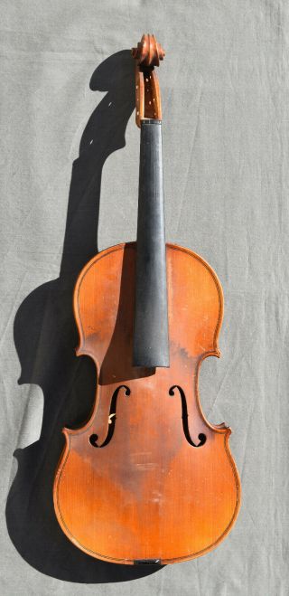 Antique French Violin Circa 1930 Violon 4/4 Mirecourt Branded Stentor