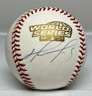 David Ortiz Signed 2004 World Series Baseball Autographed Steiner Red Sox